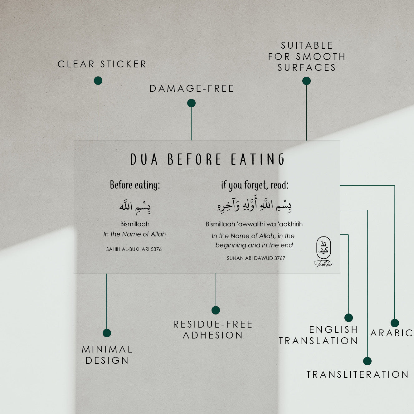 Dua Before Eating