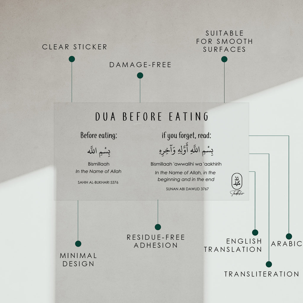 Dua Before Eating