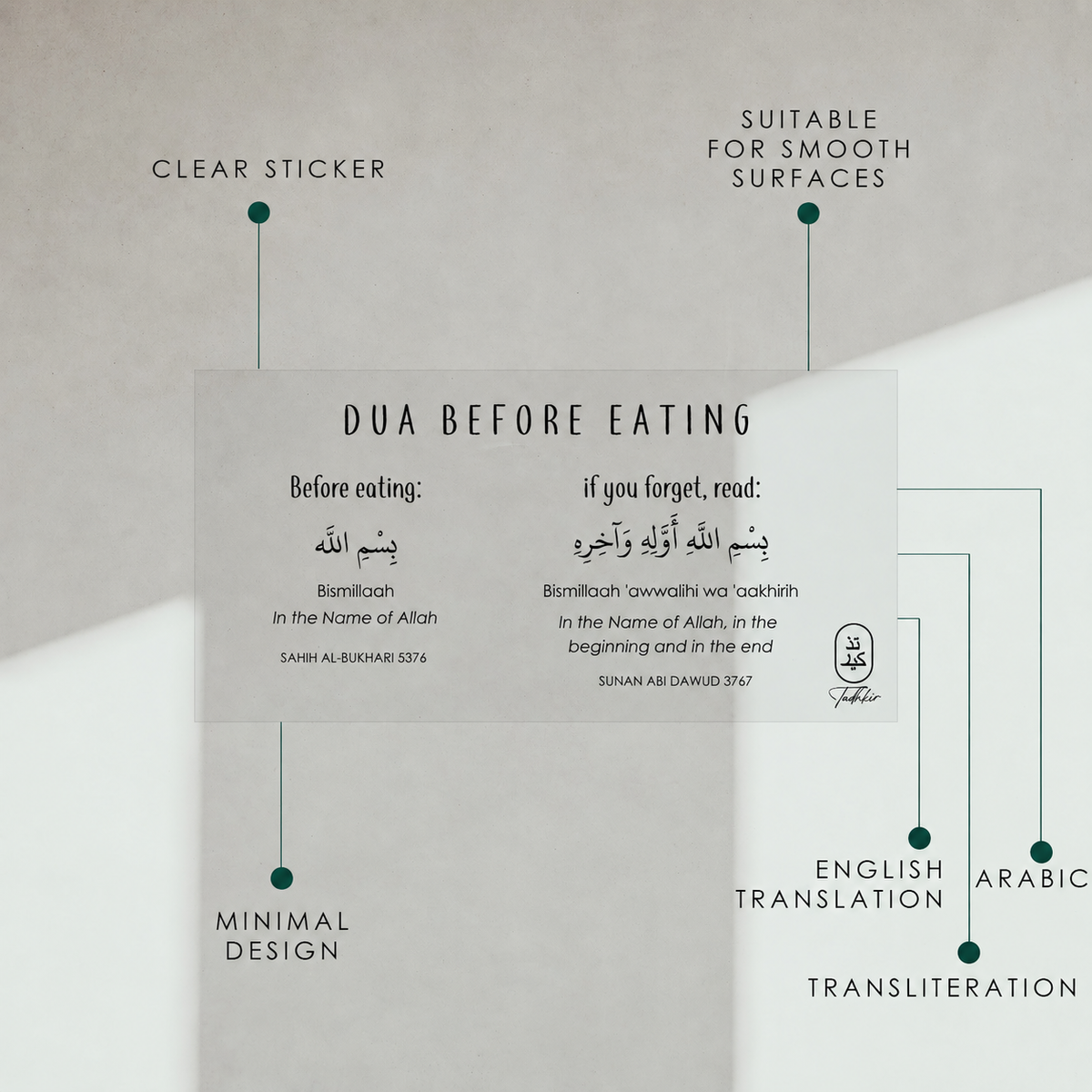 Dua Before Eating
